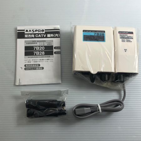 ДД MASPRO マスプロ CATVブースター 未使用品 10個セット 7B28-B