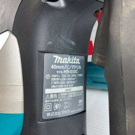 ДД MAKITA マキタ 締め付け工具ハンマドリル HR4030C ブルー