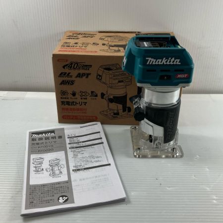 ДД MAKITA マキタ  切削工具トリマー  コードレス式 40v 51532Y RT001G ブルー