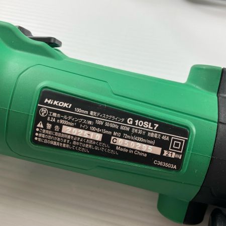 ДД HiKOKI ハイコーキ  研磨工具 グラインダー100mm 100v C050295 G10SL7