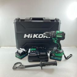 ДД HiKOKI ハイコーキ 36v充電式ドライバドリル 充電器・充電池2個・ケース付 DS36DC グリーンxブラック Bランク