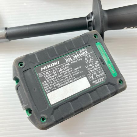 ДД HiKOKI ハイコーキ 36v充電式ドライバドリル 充電器・充電池2個・ケース付 DS36DC グリーンxブラック
