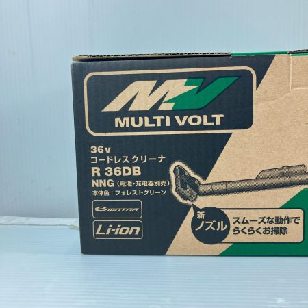 ДД HiKOKI ハイコーキ コードレスクリーナー 36v 本体のみ 未使用品 R36DB グリーン