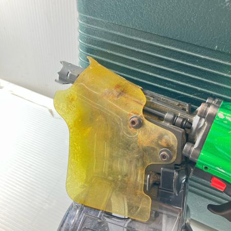 HITACHI 日立 高圧 90mm エア釘打ち ケース付 キズ有 NV90HMC グリーン