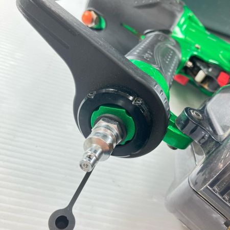 HITACHI 日立 高圧 90mm エア釘打ち ケース付 キズ有 NV90HMC グリーン