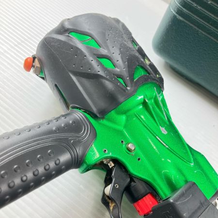 HITACHI 日立 高圧 90mm エア釘打ち ケース付 キズ有 NV90HMC グリーン