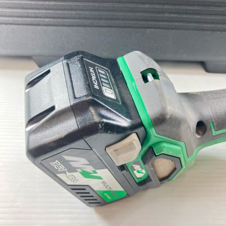 ДД HiKOKI ハイコーキ 36v 100mm充電式グラインダー 充電器・充電池2個(2.5Ah)・ケース付 キズ有 G3610DA グリーン