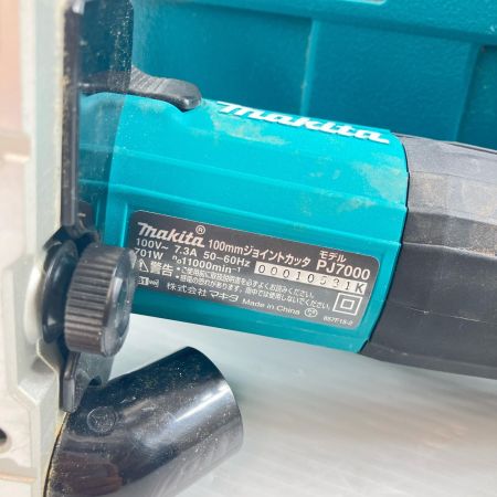 ДД MAKITA マキタ 100v  100mm ジョイントカッタ ケース付 PJ7000 ブルー