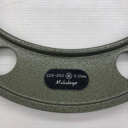 Mitutoyo 外側マイクロメータ 0.01mm 8806180 精度未確認 225-250
