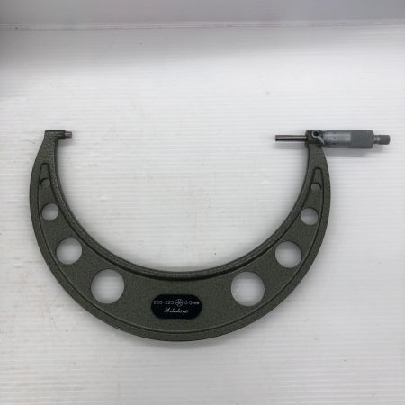 Mitutoyo 外側マイクロメータ 0.01mm 7712947 精度未確認 200-225
