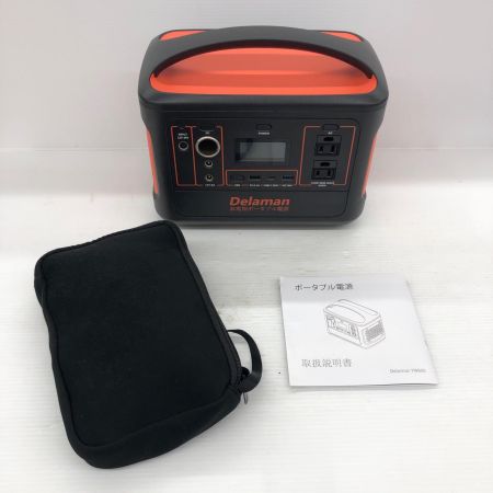 Delaman ポータブル電源 YW600 ブラック