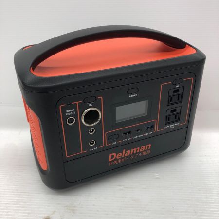 Delaman ポータブル電源 YW600 ブラック
