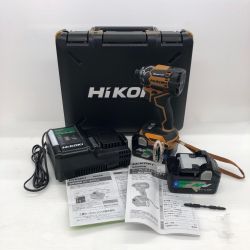 HiKOKI ハイコーキ 36v 充電式インパクトドライバ 充電器・充電池2個・ケース付 限定カラー WH36DC グランドキャメル Aランク