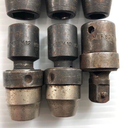 Snap-on スナップオン インパクト用ソケット9個セット 旧ロゴ
