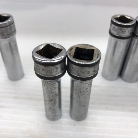 Snap-on スナップオン ディープソケット12本セット 旧ロゴあり SFSM12