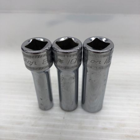 Snap-on スナップオン ディープソケット12本セット 旧ロゴあり SFSM12