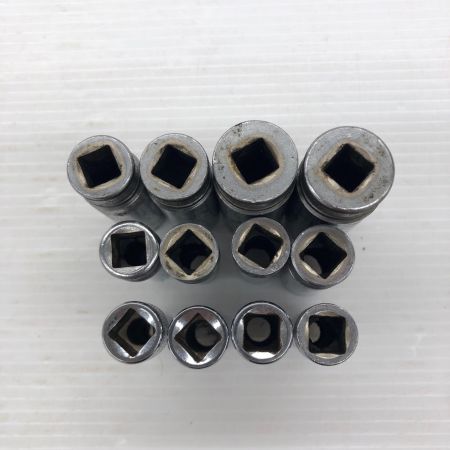 Snap-on スナップオン ディープソケット12本セット 旧ロゴあり SFSM12