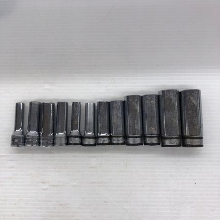 Snap-on スナップオン ディープソケット12本セット 旧ロゴあり SFSM12