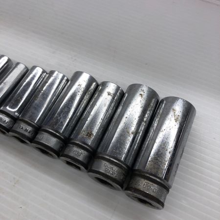 Snap-on スナップオン ディープソケット12本セット 旧ロゴあり SFSM12
