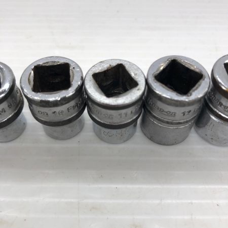 Snap-on スナップオン シャローソケット12個セット 旧ロゴあり FSM191-81