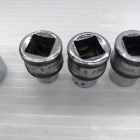 Snap-on スナップオン シャローソケット12個セット 旧ロゴあり FSM191-81