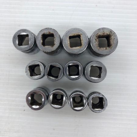 Snap-on スナップオン シャローソケット12個セット 旧ロゴあり FSM191-81