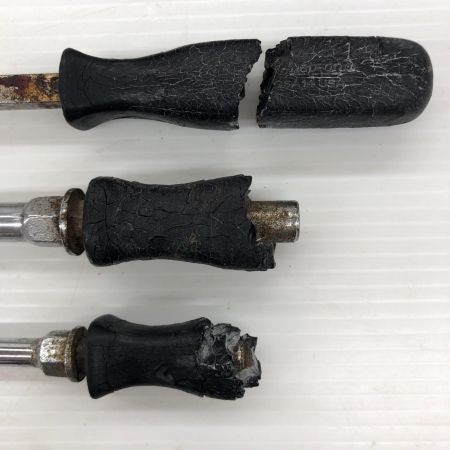 Snap-on スナップオン ロングドライバー9本セット 3本グリップ割れあり