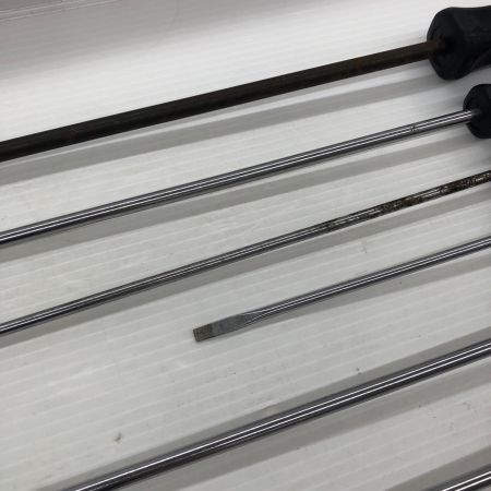 Snap-on スナップオン ロングドライバー9本セット 3本グリップ割れあり