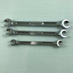 Snap-on スナップオン 両口フレアナットレンチ3本セット 旧ロゴ サビあり RXH1618Sなど Cランク