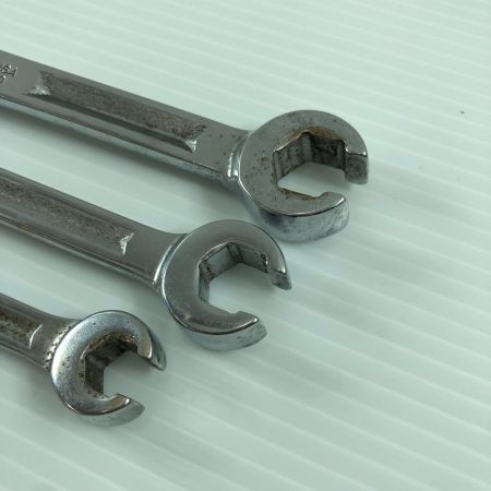 Snap-on スナップオン 両口フレアナットレンチ3本セット 旧ロゴ サビあり RXH1618Sなど