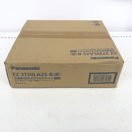 σσ Panasonic パナソニック 投光器   未使用品(S) 充電器・充電池2個付 7.2v EZ3720LA2S-B ブラック