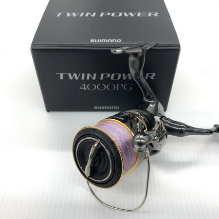 σσ SHIMANO シマノ  スピニングリール 20ツインパワー 4000PG 美品 程度A 04145