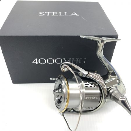 σσ SHIMANO シマノ スピニングリール   18ステラ 4000MHG 程度A 箱付 03810
