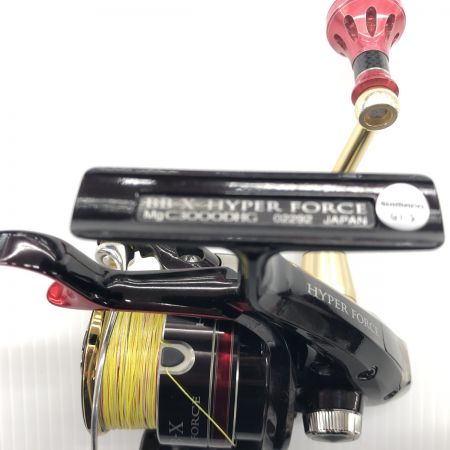 σσ SHIMANO シマノ  スピニングリール  08BB-XハイパーフォースMg C3000DHG 程度C シャリ SD68 (02292)