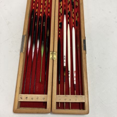 ウキ 写楽木箱ケースセット　水幸　凛　深宇　阿修羅　陽水他