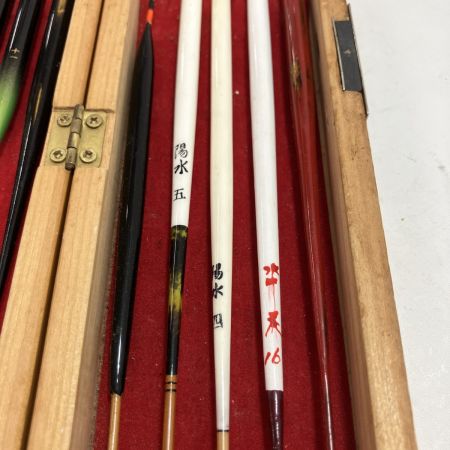 ウキ 写楽木箱ケースセット　水幸　凛　深宇　阿修羅　陽水他