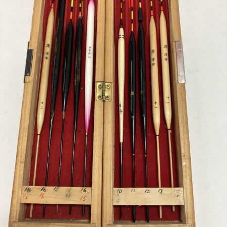 ウキ 写楽木箱ケースセット　水幸　凛　深宇　阿修羅　陽水他