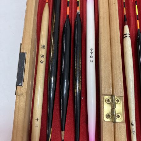 ウキ 写楽木箱ケースセット　水幸　凛　深宇　阿修羅　陽水他