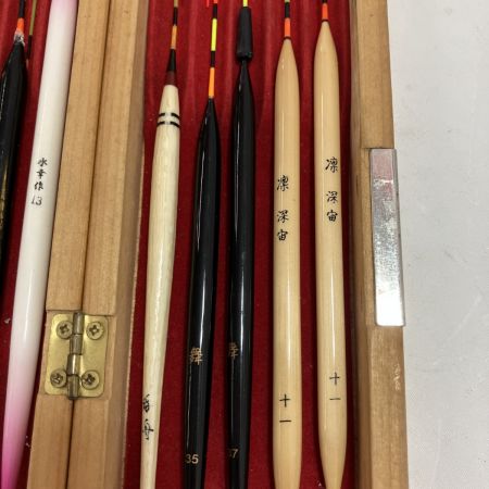 ウキ 写楽木箱ケースセット　水幸　凛　深宇　阿修羅　陽水他