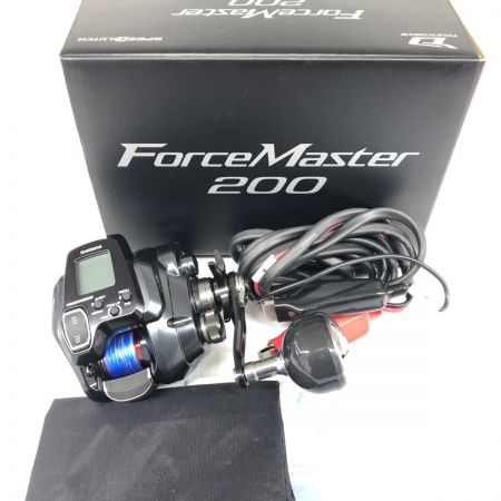 σσ SHIMANO シマノ 電動リール  21フォースマスター 200 美品 程度A 稼働距離0km/稼働時間0.5時間 04258