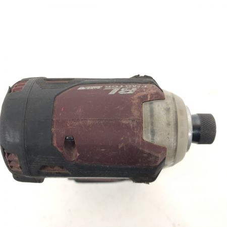 ДД MAKITA マキタ インパクトドライバ 程度BC 充電池1個・ケース付 コードレス式 18v 53277 BL1860B TD171D レッド