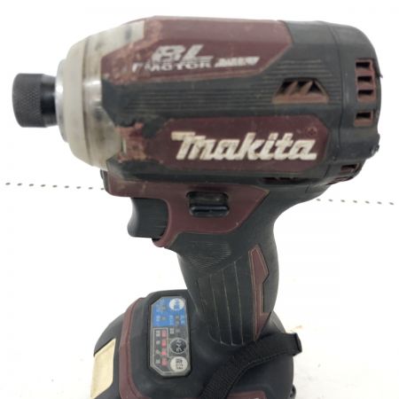 ДД MAKITA マキタ インパクトドライバ 程度BC 充電池1個・ケース付 コードレス式 18v 53277 BL1860B TD171D レッド
