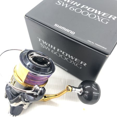 σσ SHIMANO シマノ スピニングリール  16ツインパワーSW 6000XG 程度B 03734