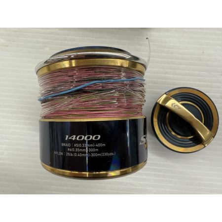 σσ DAIWA ダイワ 20ソルティガ 14000替スプール 程度A ドラグノブ付き