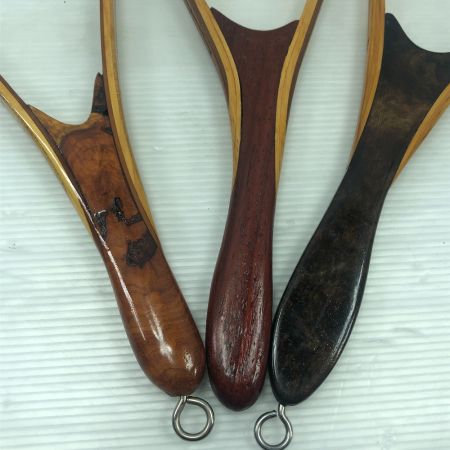   ランディングネット ハンドメイド ウッドフレームのみ 3個まとめ