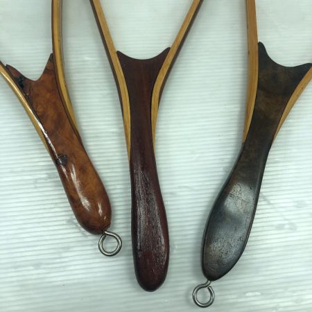   ランディングネット ハンドメイド ウッドフレームのみ 3個まとめ