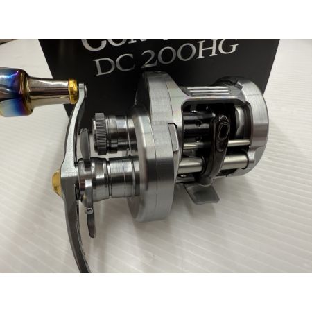 σσ SHIMANO シマノ 20カルカッタコンクエストDC200HG 美品 程度A リブレ100付き 純正ハンドル付き 04039