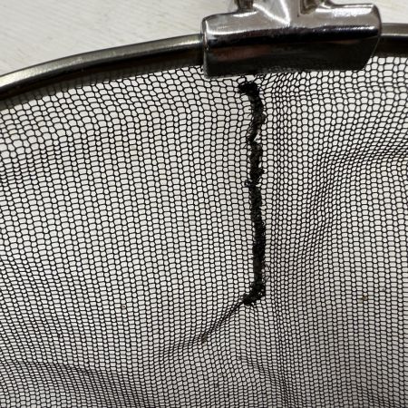 σσ SHIMOTUKE ネオブラッド鮎タモ 38cm ハードテクノメッシュ 使用感有 程度C 補修痕ありフレームゆがみ有