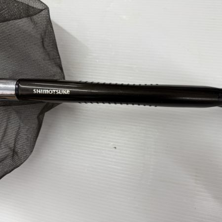 σσ SHIMOTUKE ネオブラッド鮎タモ 38cm ハードテクノメッシュ 使用感有 程度C 補修痕ありフレームゆがみ有