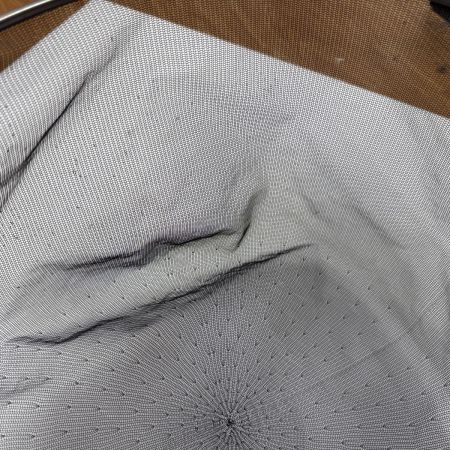 σσ SHIMOTUKE ネオブラッド鮎タモ 38cm ハードテクノメッシュ 使用感有 程度C 補修痕ありフレームゆがみ有